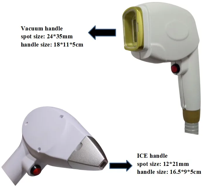 Newest design 808 1000w 10bars diode laser hair removal maniple handpiece for produce assemble laser diode depilation applicator