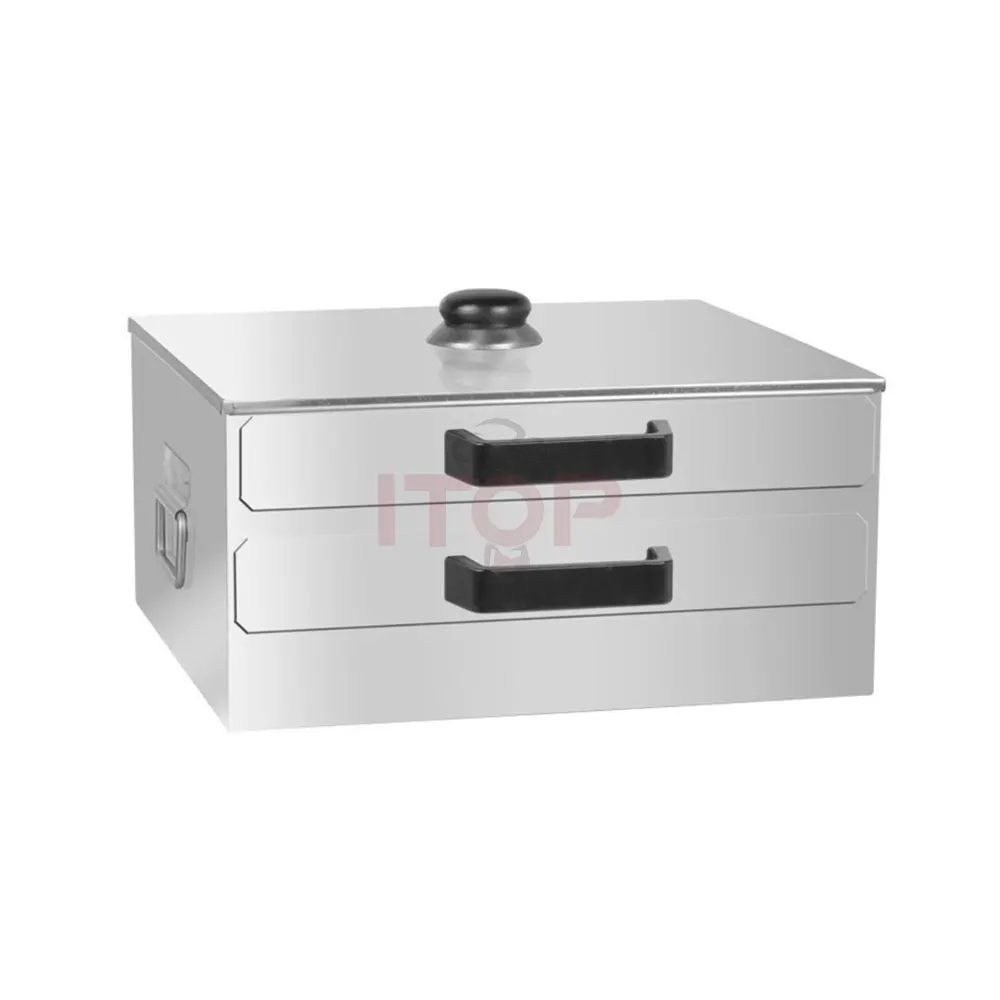 itop 304 stainless steel vermicelli roll machine rice roll steamer 2-layer Electric home food steamers