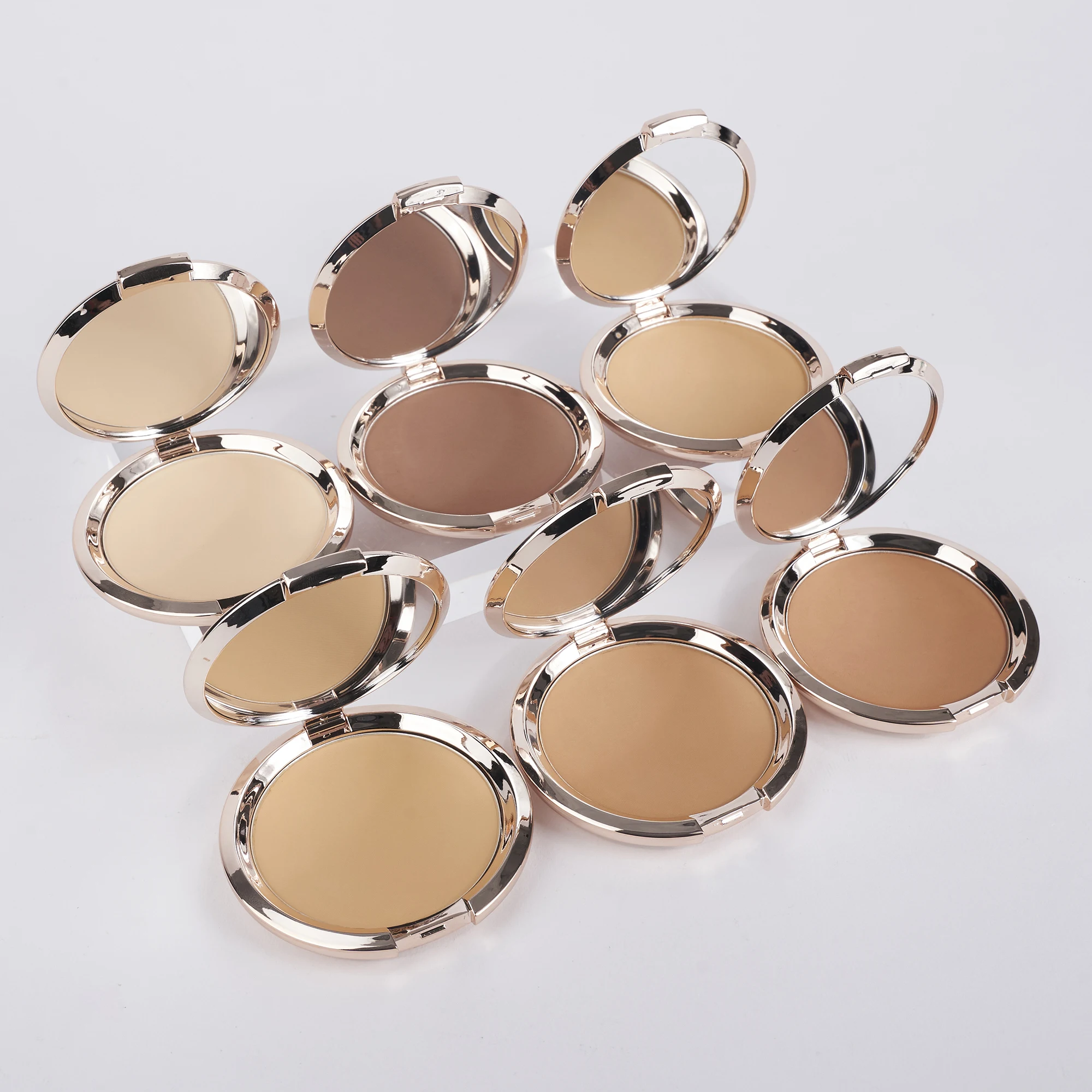pressed powder private label wholesale logo clear makeup luxury velvet best face setting powder