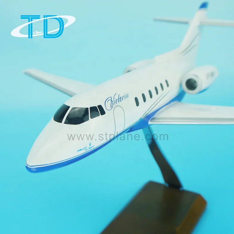 Hawker-800B 1:100 27cm Private Resin Model Aircraft Model