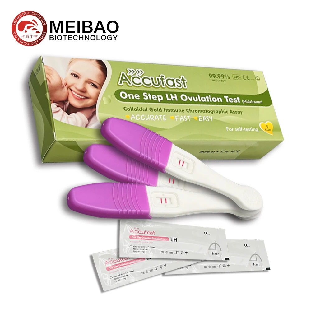 High Quality Factory Outlet Accuracy Over 99.99% One Step Ovulation LH Test Kit Ovulation LH Ovulation Test Kit