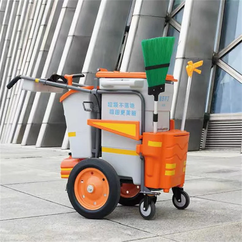 High-end Environmental Street Sanitation Vehicle Floor Cleaning Trolley Cleaning Carts