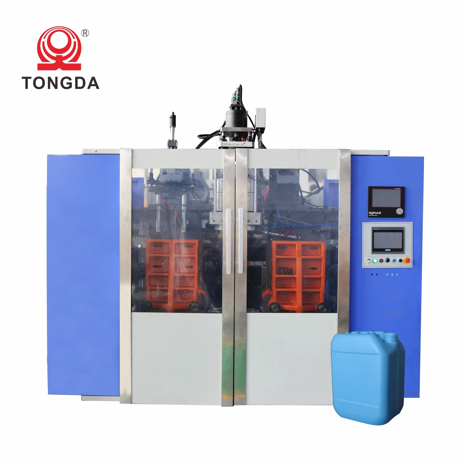 TONGDA HTS 12L fully automatic extrusion hdpe can blow molding machine price