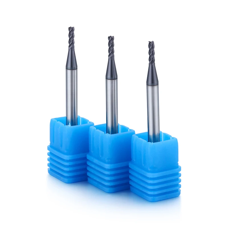 BKXE Manufacturer Wholesale 2mm Diameter Tungsten Solid Cnc Carbide End Mill Bits Cutting Tools Milling Cutter