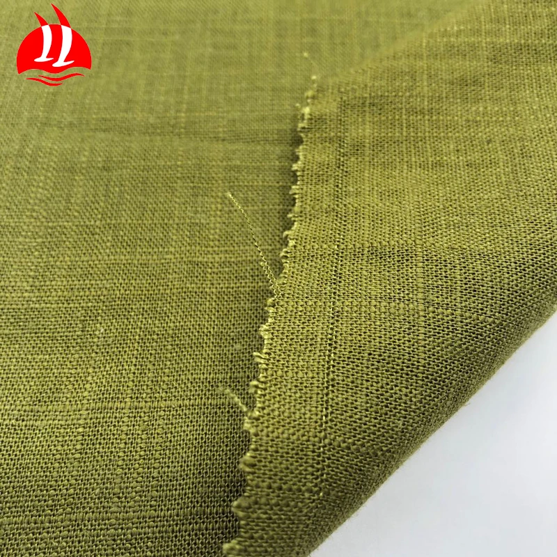 
Wholesale stone washed 100% linen fabric in stock 