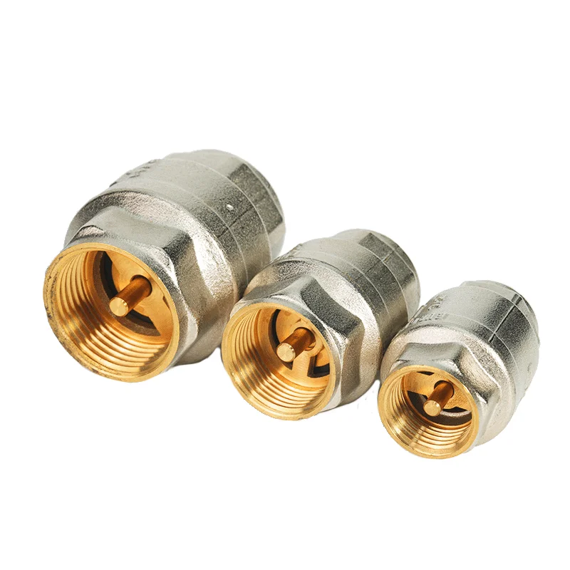 German Brass York Valve Check Valve Manual Power Vertical Spring for High Temperature Water Oil Gas System General Application
