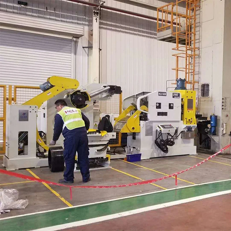 High-Precision 3 in 1 Decoiler Straightener Feeder for Press Machine/Forming Machine/Slitting Machine