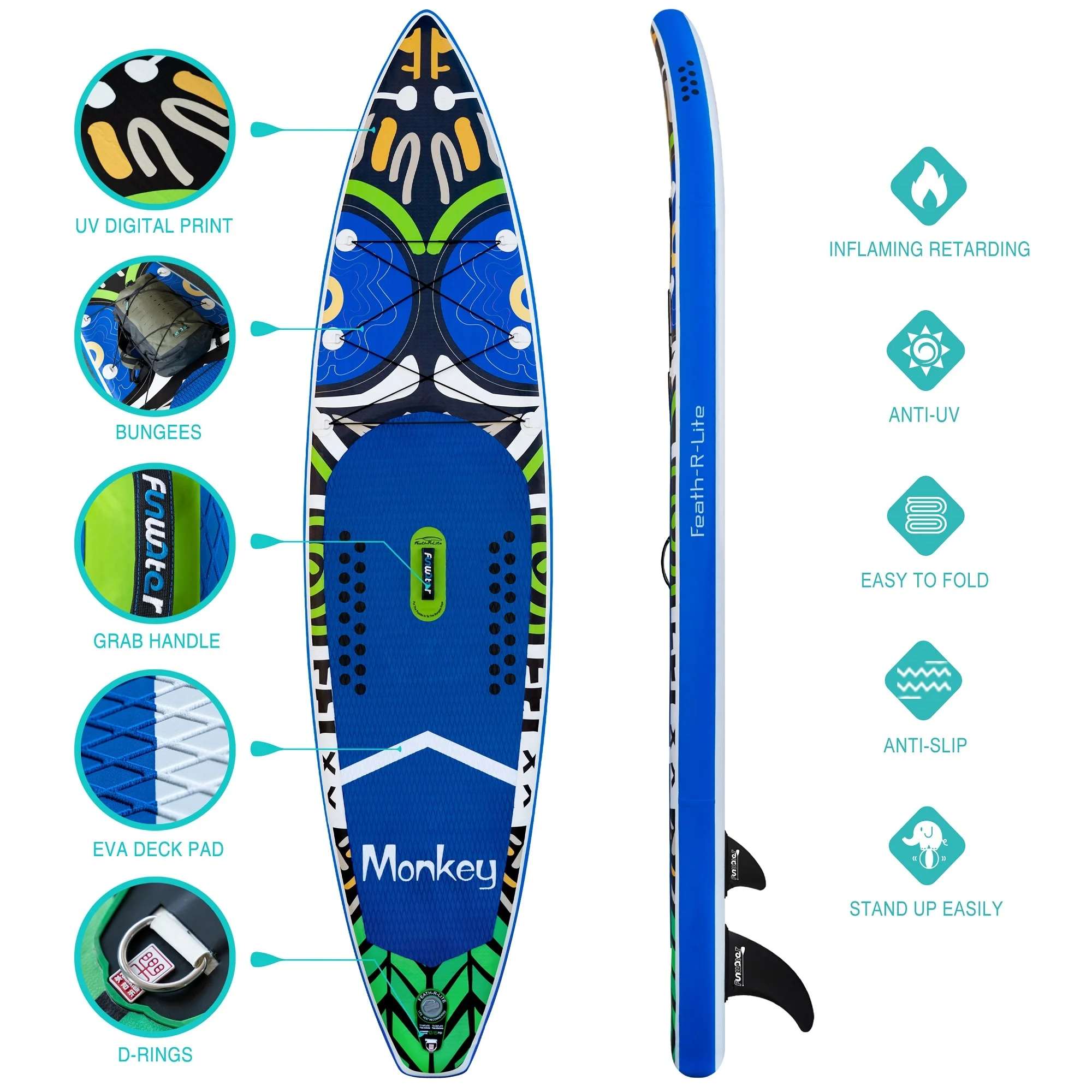 Feath-R-Lite sup Free Shipping CE REACH Stand-up Paddle Board sup board Padle surfboard stand inflatable sup surfing paddleboa