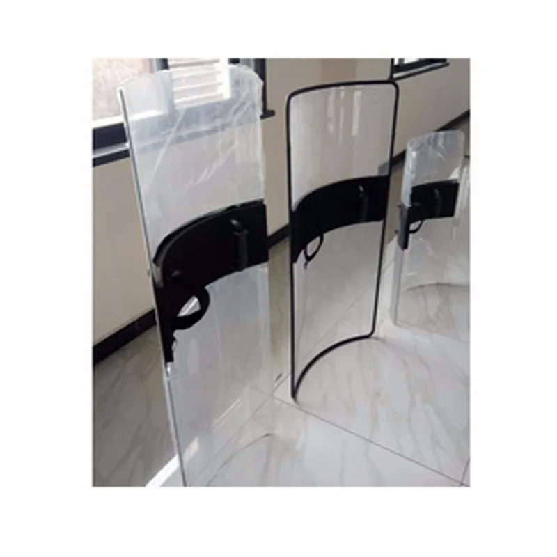 PC anti impact rectangular transparent shield