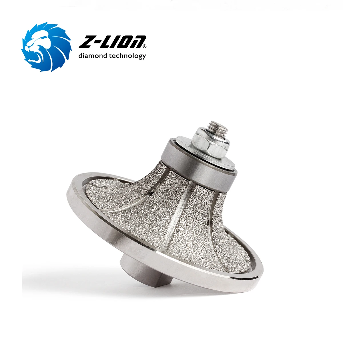 Z LION half bull nose vacuum brazed diamond grinding wheel profile wheel