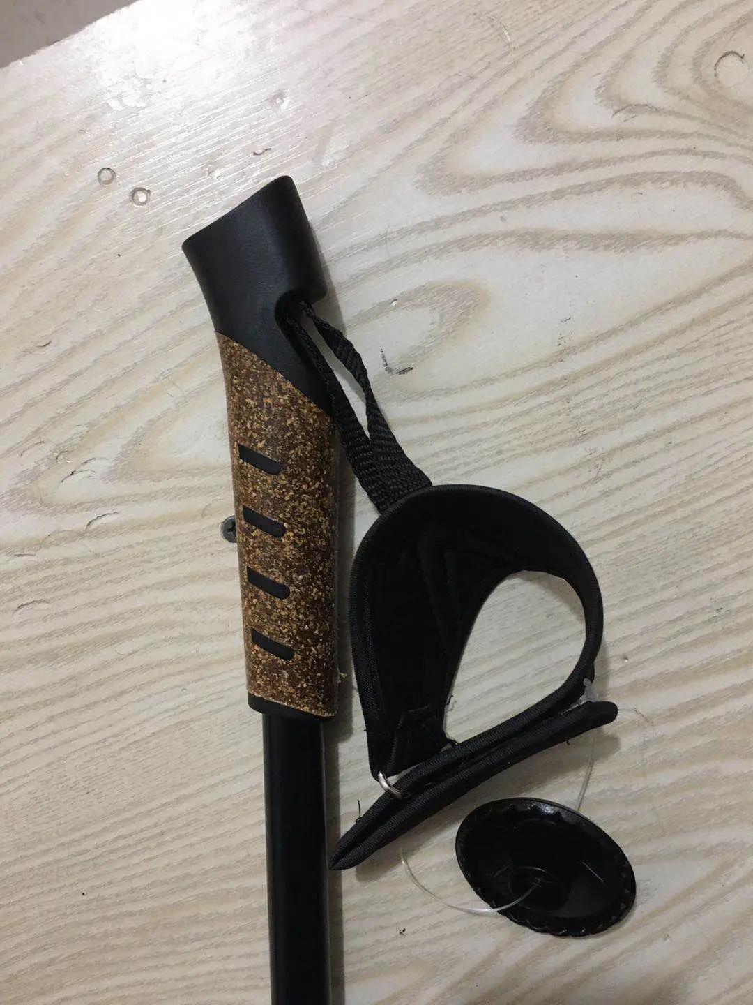 Aluminium 6061 external lock adjustable telescopic Trekking Poles Collapsible Nordic Walking Stick