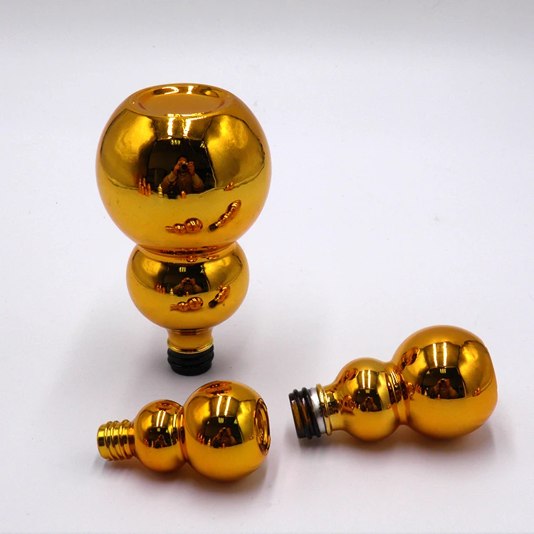 
wholesale luxury golden big capacity 100ml glass cosmetic bottle for subpacking 