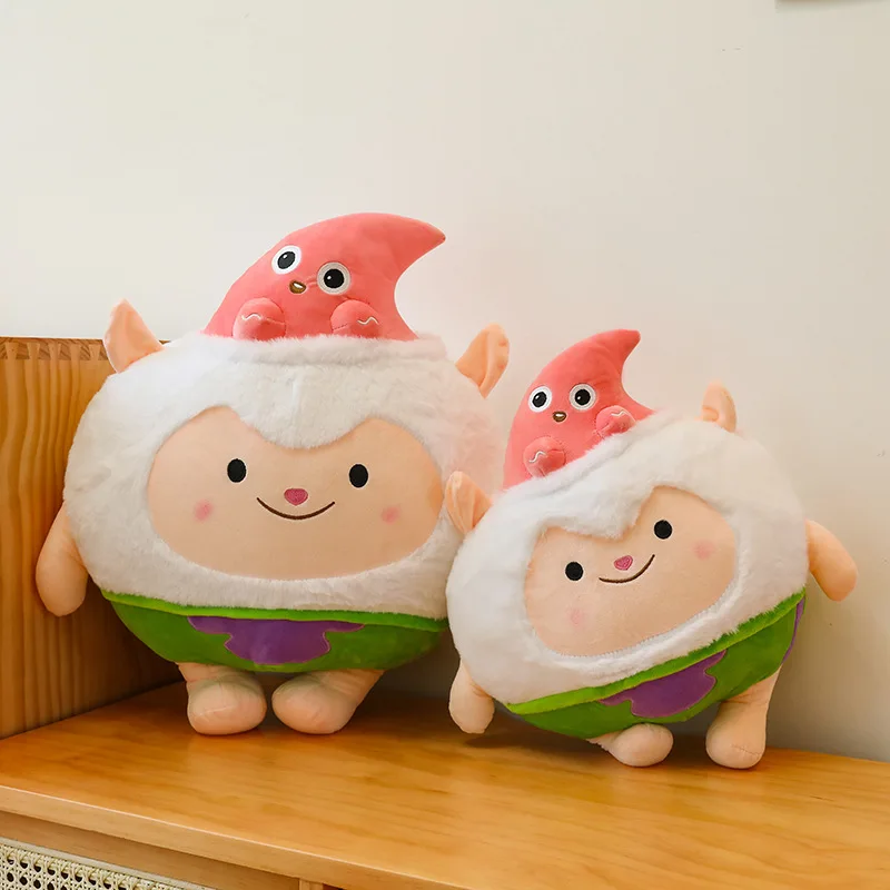 Wholesale Kids Gift Game Peripherals Egg Party & Patrick Star Cute Egg Doll Plush Stuffed Toy Sheep Doll Kids Birthday Gift