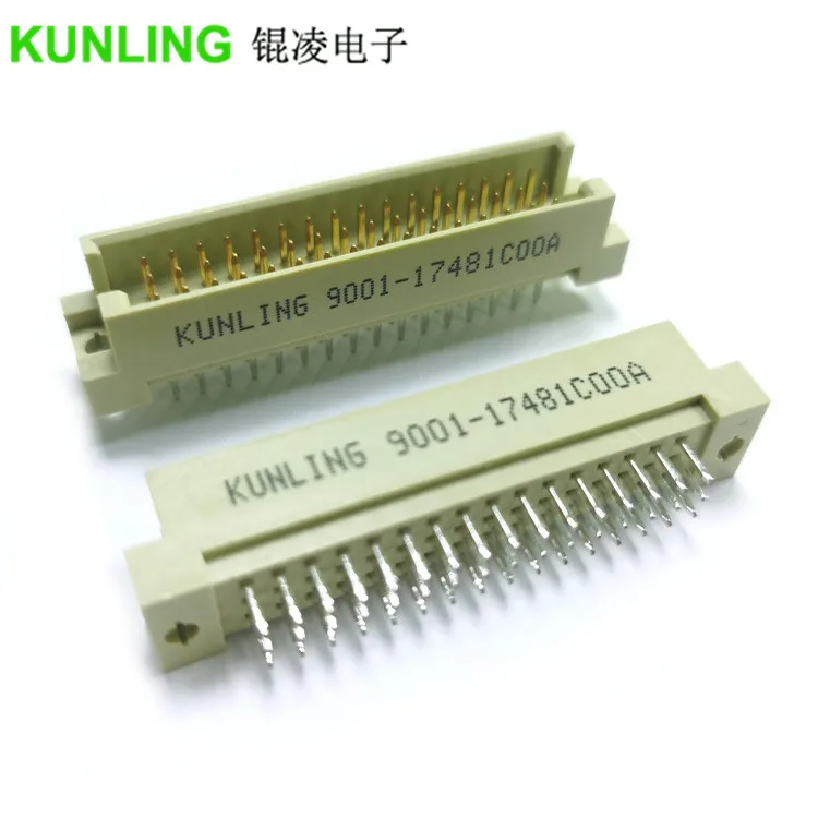 2 54 мм Шаг B Тип PCB R/A 48 pin Мужской прямой тип 3 ряда DIN 41612 разъем для печатной платы