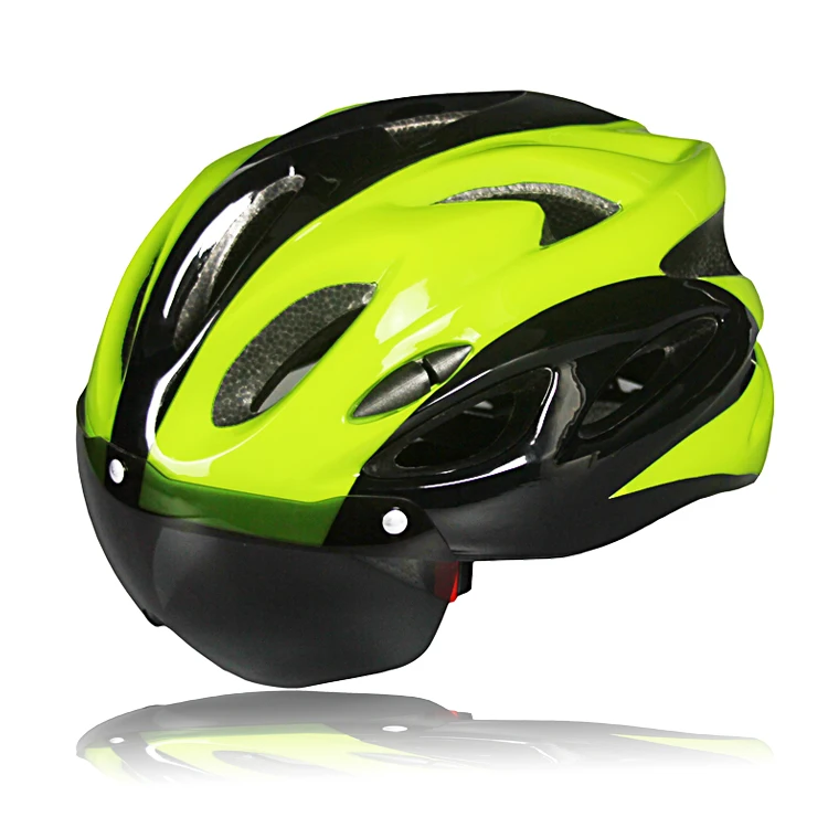 New design custom 0.6 mm special PC EPS solid color round riding flip up motor cycle helmet with windshields