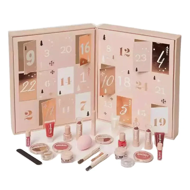New Ramadan Blind Advent Calendar Jewelry Box Caja De Calendario De Adviento Luxury Christmas Avent Calendar Packaging Box