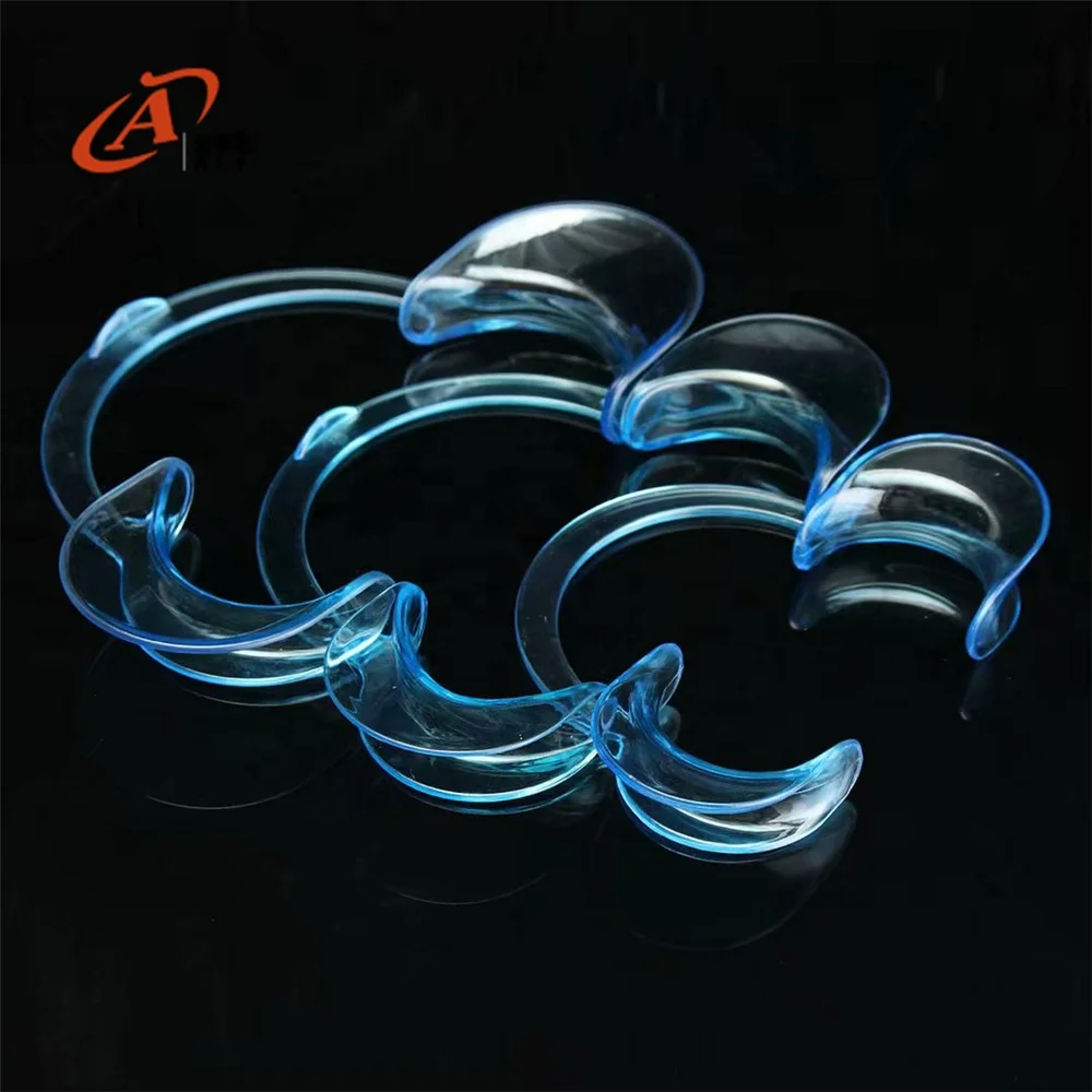 ALS China supply  Small Medium Dental Wholesale C Shape Mouth Opener Medical Lip Cheek Retractor for Teeth Whitening