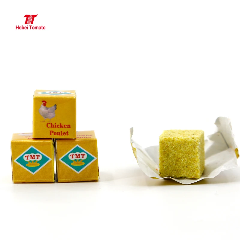 chicken bouillon cube with seasoning for soup bouillon