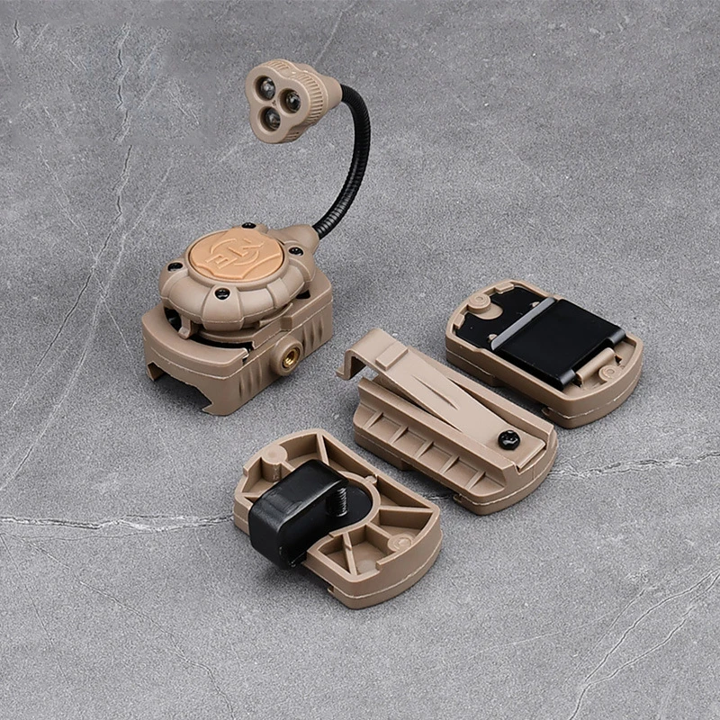 Factory Customization Helmet Light Camping Lamp Signal Lamp Camping LED Fishing Iron Customized Logo DC 12V Hunting Hiking IP65