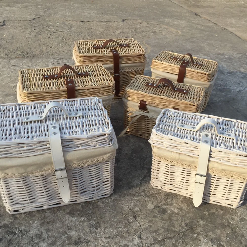 Handmade  storage basket wicker basket straw gift basket