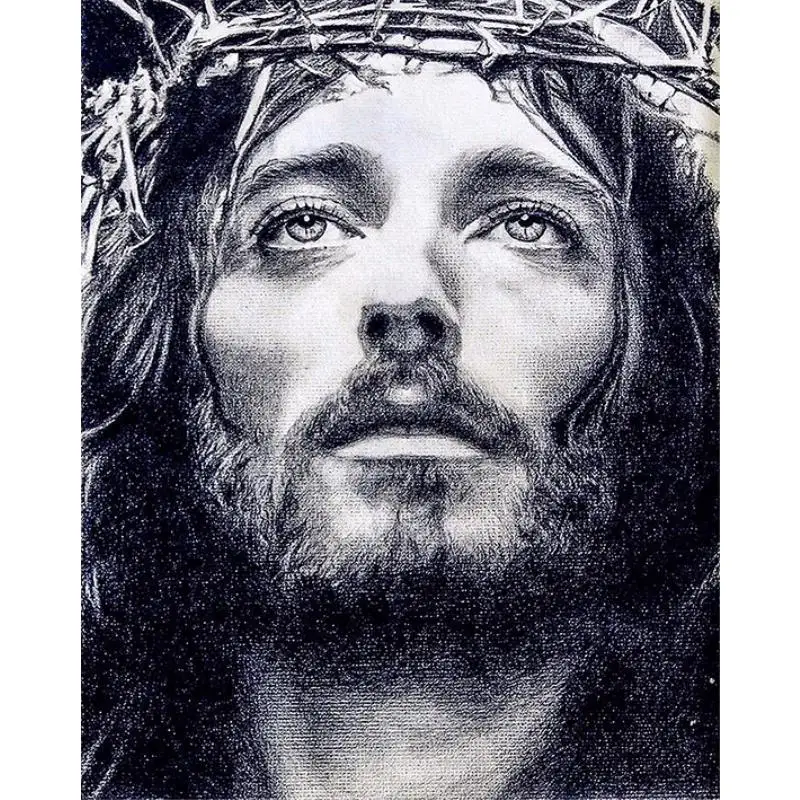 Wholesale Full Diamond DIY 5D Diamond Painting Religious Leader Jesus 2020 New Mosaic Diamond Embroidery Decoration Gift Paper