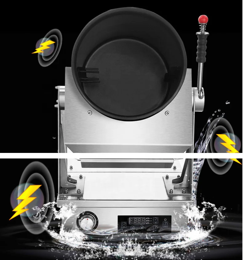 Commercial Automatic Cooking Machine/ Electromagnetic Drum Cooking Pot /robot chef