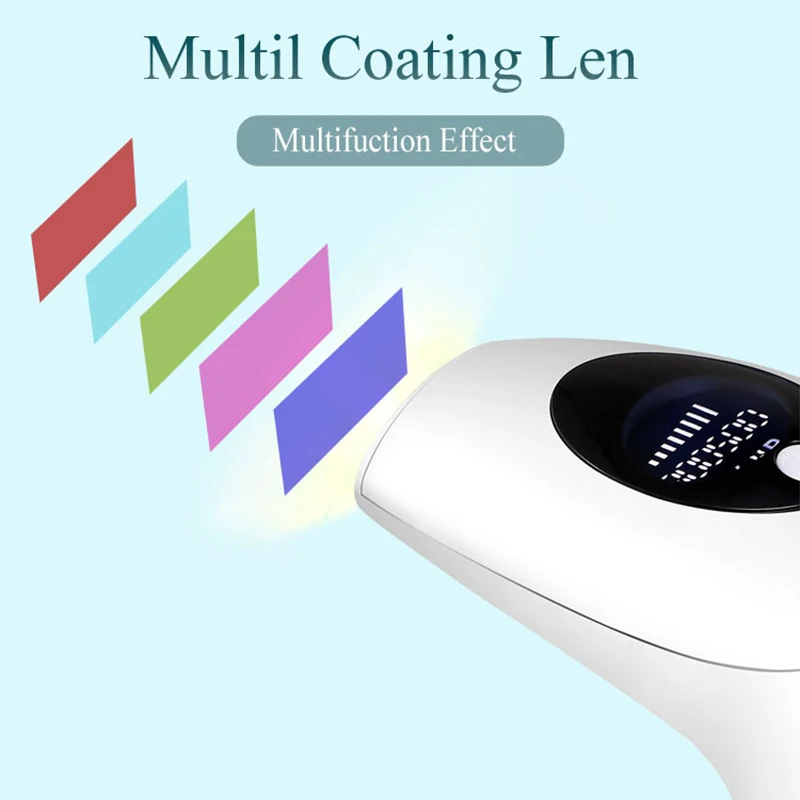 Portable home use laser hair remover device ipl laser hair ice cooling removal device