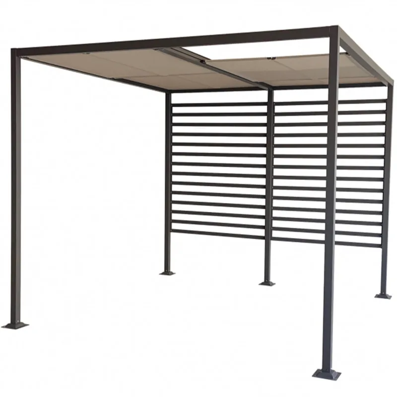 Профессиональный производитель стальная беседка открытый павильон для отдыха семейный Балконный