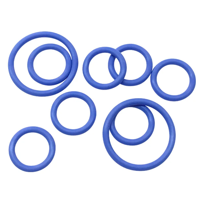 custom precision seals o ring blue rubber ring FVMQ fluorosilicone o-ring