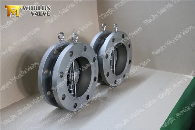  Фланцевый обратный клапан bs5153 l/w из ковкого чугуна с рычагом и системой