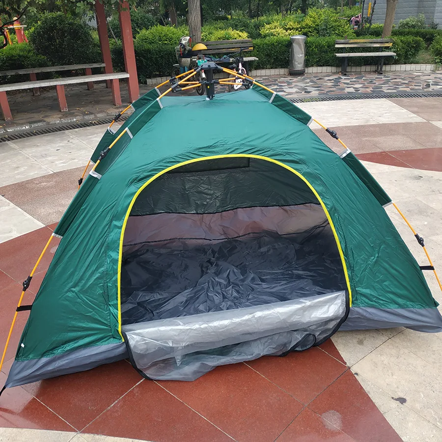 3-4 People Full Automatic Speed Open Tents In Stock Double Camping Tent Sun Tent-KN71
