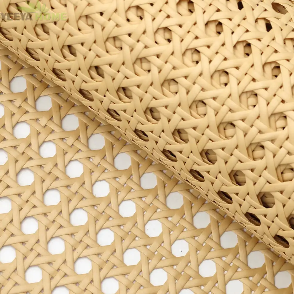 Popular Plastic Rattan Roll , Rattan Cane Webbing, Rattan Material for Chair Furniture Home Decoration