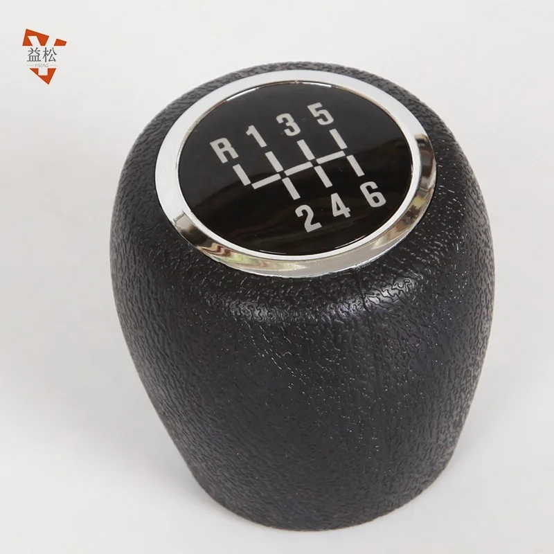 Manufacture quality auto parts car gear shift knob 5/6 speed black plastic For Cruze OE 55586351