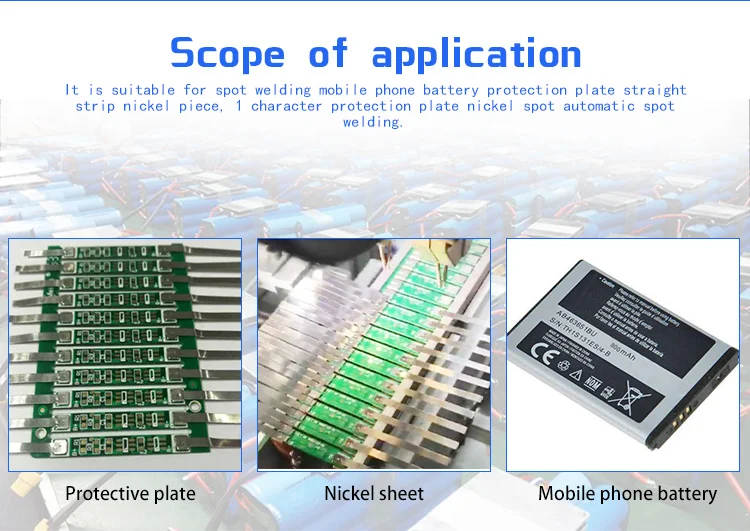 lithium battery protection board spot welding equipment I L 1 shape PCB nickel spot welder for pcb and battery welding