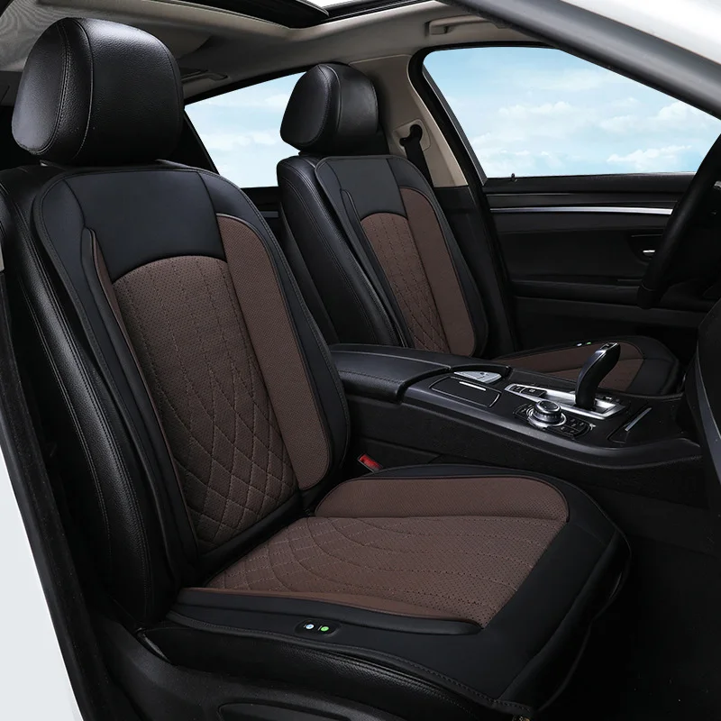 12v 24v winter heated warm heating air ventated massage car cushion seat cover