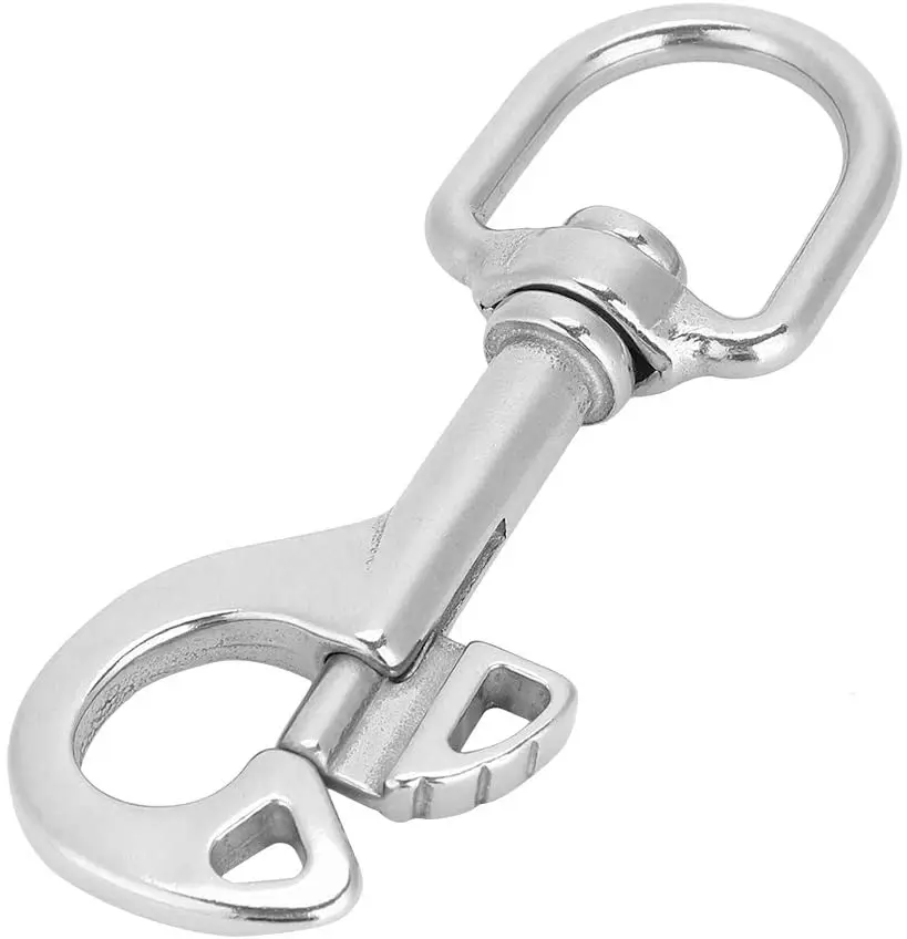 Stainless Steel Marine Grade Butterfly Swivel Eye Snap Hook Clip