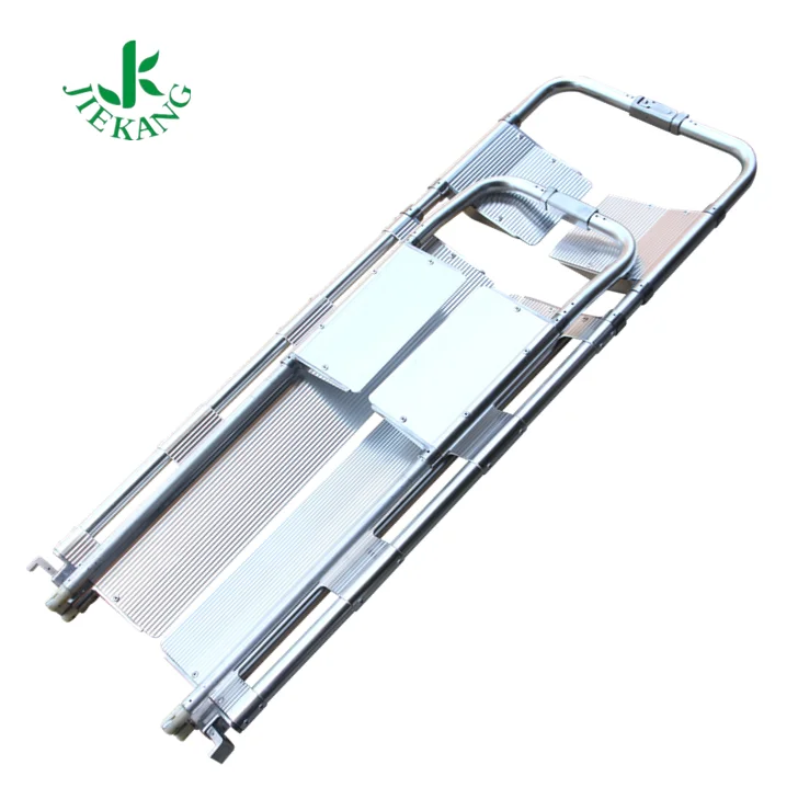 Wholesale Different Sizes Aluminum Alloy Detachable Hospital Rescue Folding Scoop Stretcher