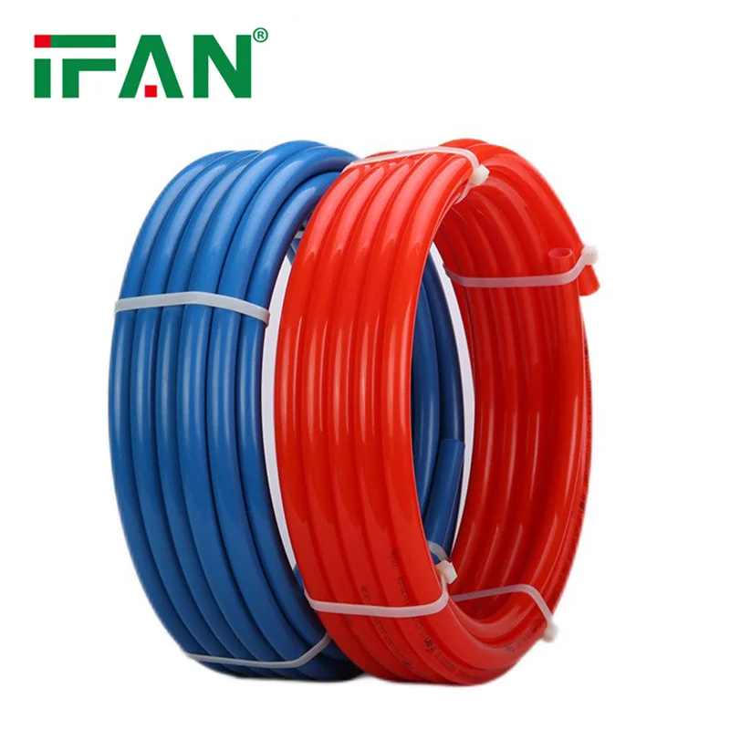IFAN PEX PERT Tube Plumbing Materials 200 Meters Per Roll Customized Length Underfloor Heating Pipe