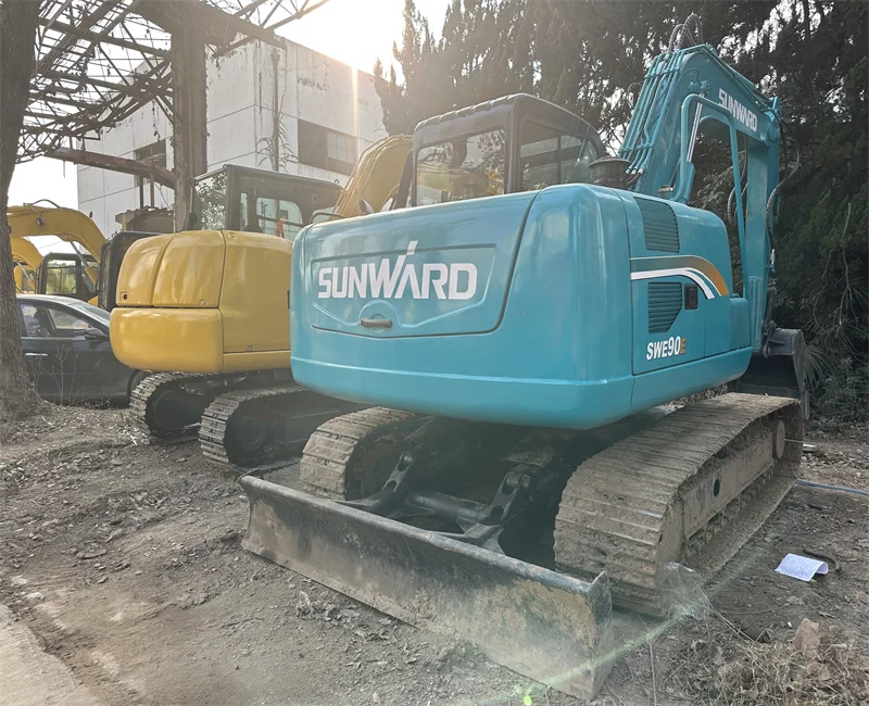Used Excavator Sunward SWE90E second hand excavator machine Sunward SWE 90 small crawler excavator good price for sale