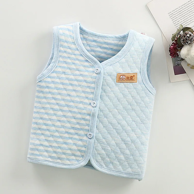 factory price infant unisex warm vest baby boy clothing baby cotton vest
