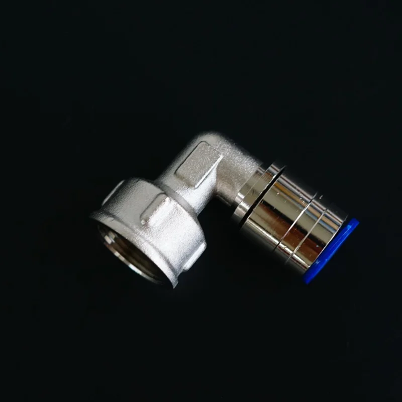 multilayer pex pipe fitting brass  32mm silver colour reduce elbow brass gas fittings