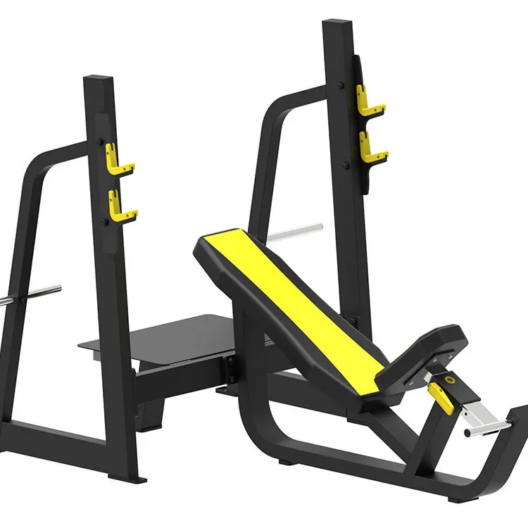 Best-selling free weight bench press rack for gym, incline press rack, commercial gym incline chest press rack