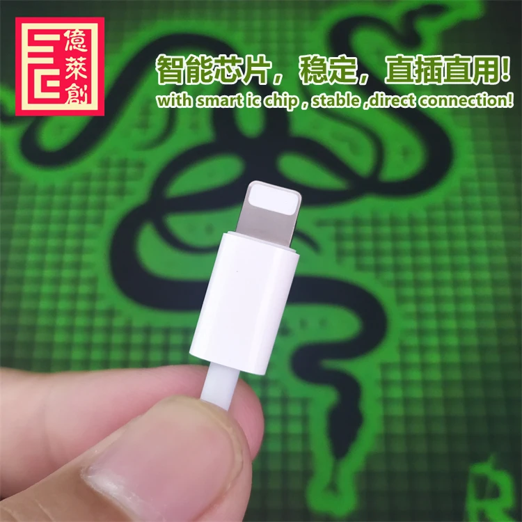 Original A4 lighting earphone 8pin stereo wired earphone for iphone X 11 12 13 14 pro max headphone