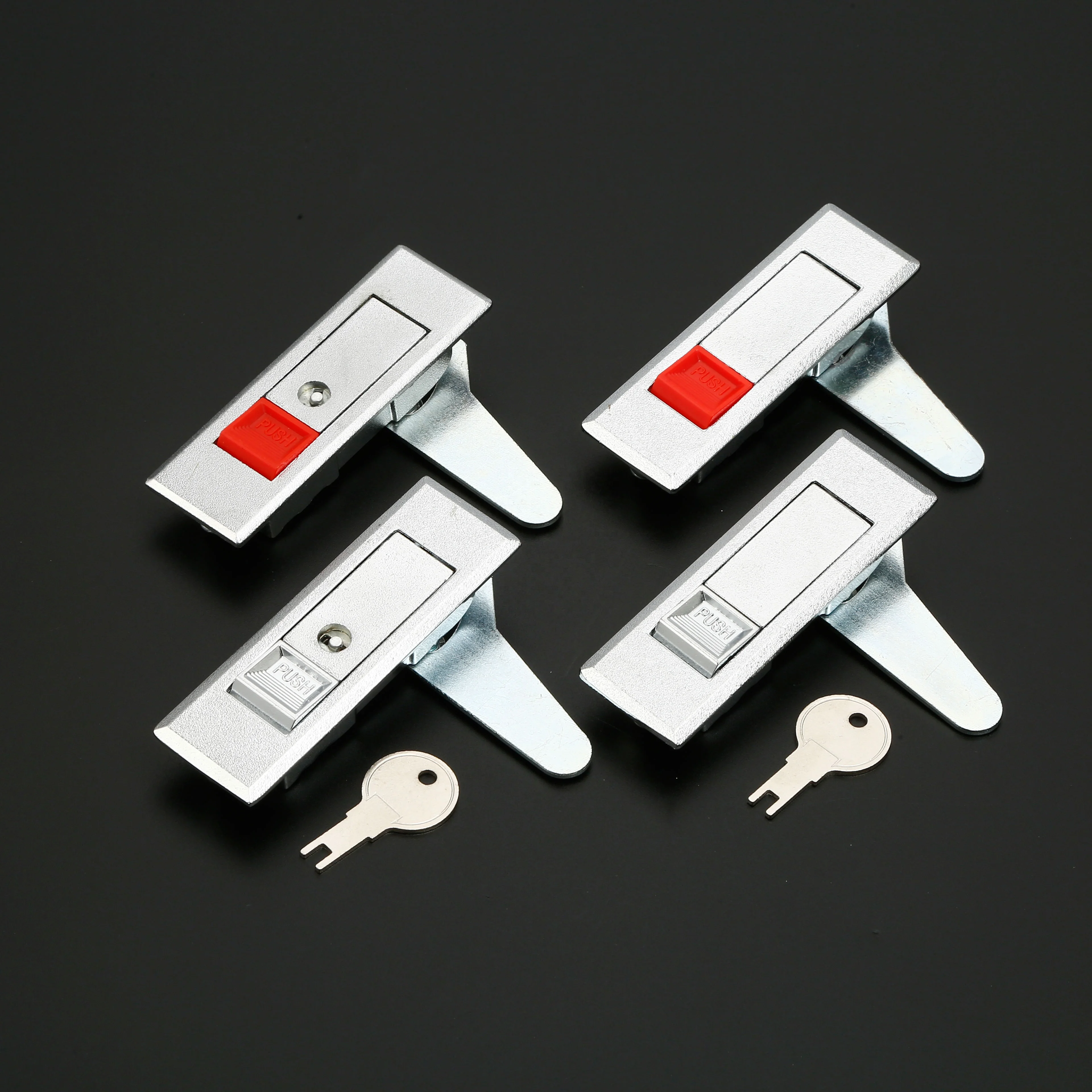 industrial MS603 series electronic push button cabinet zinc alloy panel latch fire hydrant lock