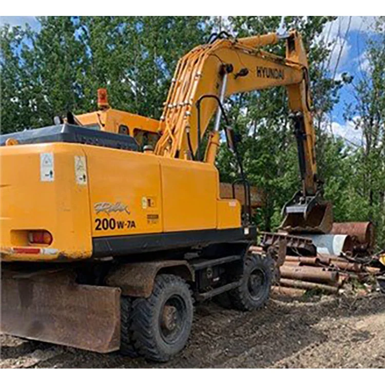 20 tons hyundai 200W wheel excavator used 200 model driving wheel 200w-5 200w-7 for sale original Keroa