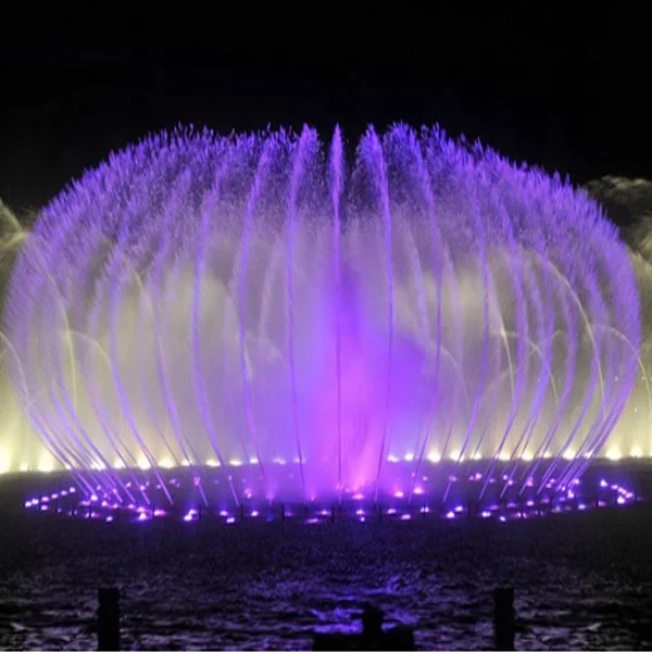Finn Forest 2020 good quality ss304 material lighted colorful dancing music water fountain