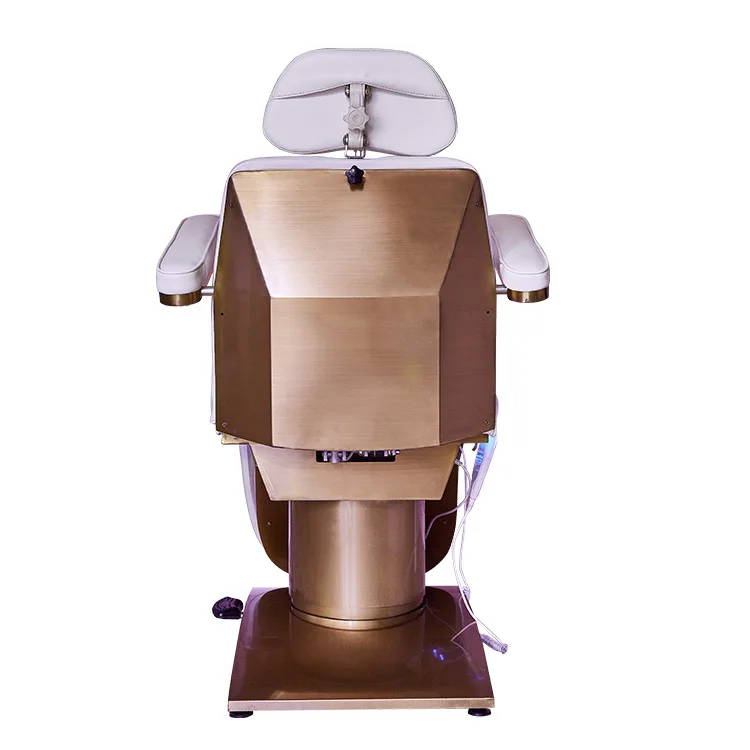 
beauty salon furniture hotsale luxury beauty bed golden massage bed spa bed 