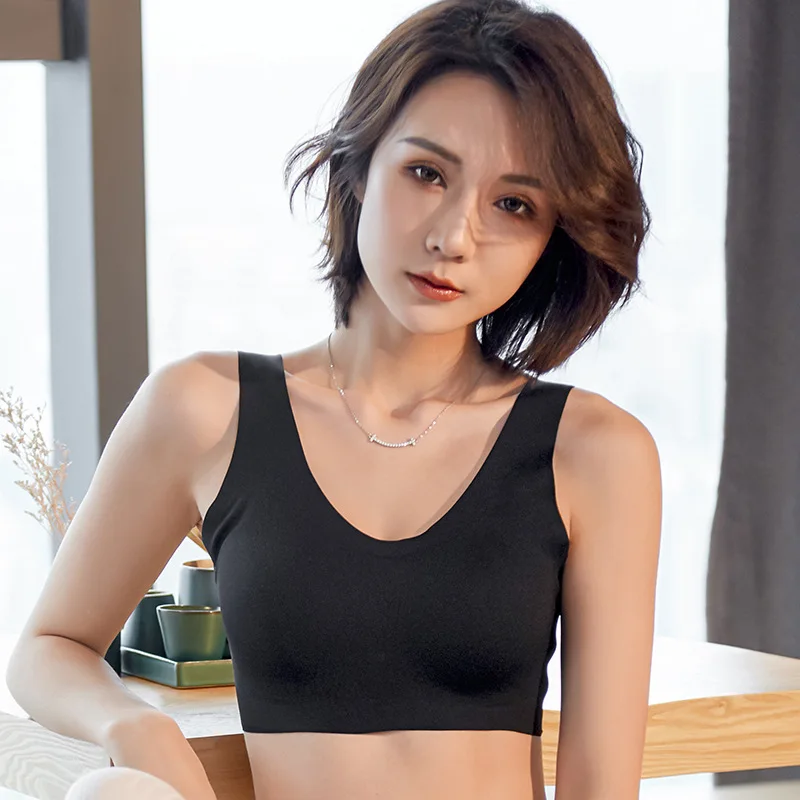 air cup gathers latex pad seamless Straighten Artifact reast push up bra