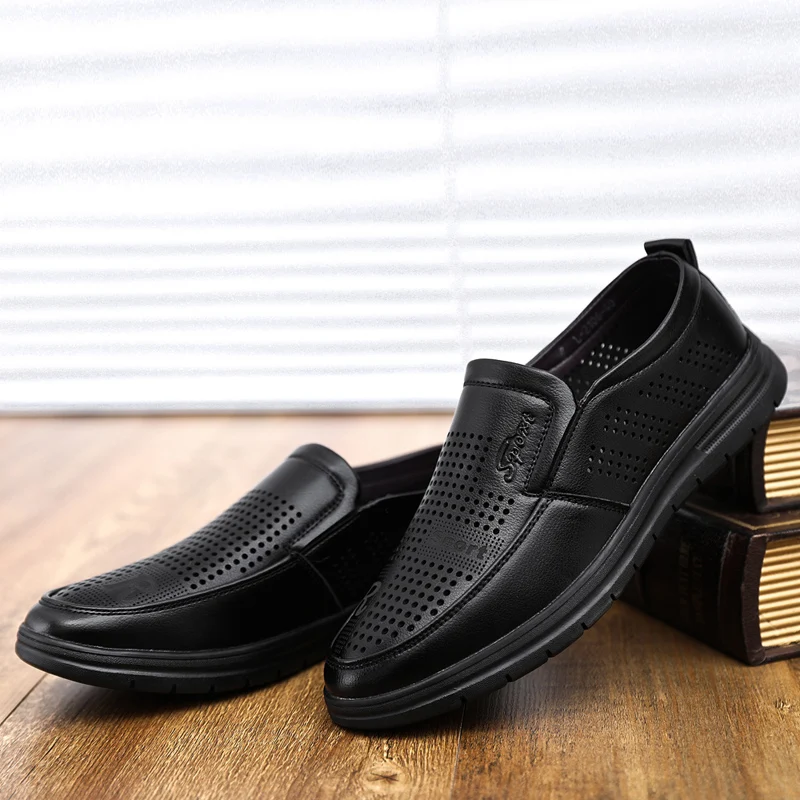 Оптовая продажа, модная повседневная обувь из искусственной кожи, мужские сандалии