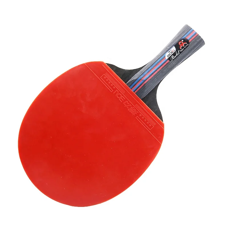 
Long Handle Table Tennis Racket Set With 8 ABS Balls 